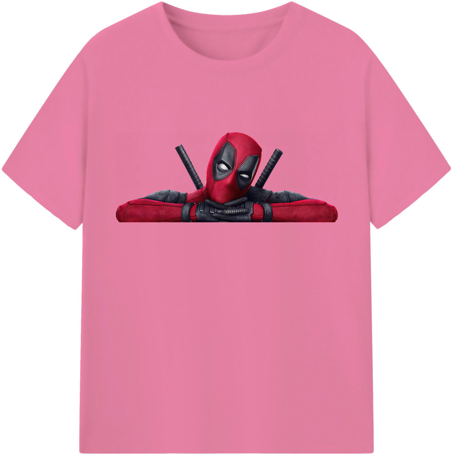 （画像用） Deadpool デッドプール 綿100％半袖Tシャツ（フロントプリント）